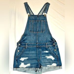American Eagle Tomgirl Shortail Overalls M